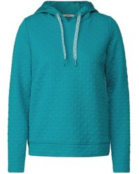 Cecil - Matmix Structured Sweatshirt, frosted aqua blue - Lyst