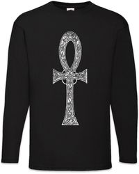 Urban Backwoods - Langarmshirt Anch II Langarm T-Shirt Kreuz Henkelkreuz Lebensschleife Nilschlüssel - Lyst