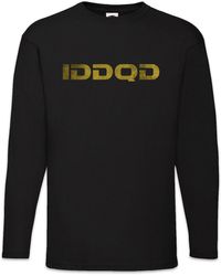 Urban Backwoods - Langarmshirt IDDQD Langarm T-Shirt Fun Nerd Geek Sysadmin Coder Analyst IT Cheat - Lyst