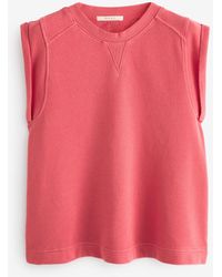 Next - Shirttop Ärmelloses Relaxed Fit Tanktop (1-tlg) - Lyst
