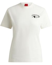 HUGO - T-Shirt Damacia 10260613 01 - Lyst