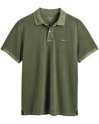 GANT - Sunfaded Piqué-Poloshirt - Lyst