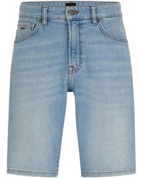 BOSS - Regular-fit-Jeans Re.Maine-Shorts BC 10253228 01 - Lyst