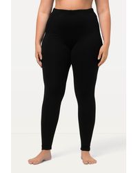 Ulla Popken - Funktionshose Leggings Skinny Elastikbund OEKO-TEX - Lyst