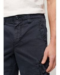Superdry - Cargobermudas Core Cargo Short Straight Fit, Mit Reißverschluss Und 1-Knopf-Verschluss, Knielang - Lyst