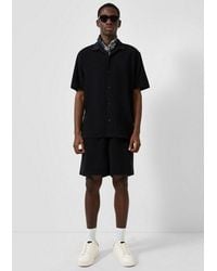 QS - Shorts Bermuda Jogger-Shorts Aus Frottee - Lyst