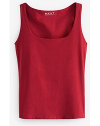 Next - Shirttop Top mit eckigem Ausschnitt (1-tlg) - Lyst
