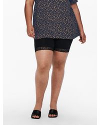 Only Carmakoma - Radlerhose CARTIME SHORTS LIFE WITH LACE NOOS - Lyst