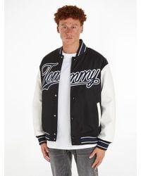 Tommy Hilfiger - Jeans Collegejacke TJM LETTERMAN JACKET EXT mit Tommy-Schriftzug - Lyst