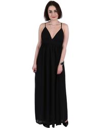 Sarcia.eu - Abendkleid John Zack Elegantes, schwarzes Maxikleid aus Chiffon M - Lyst