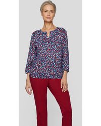 Rabe - Klassische Bluse Blumige Eleganz-Stilvolle bluse für jeden Anlass - Lyst
