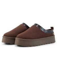Tom Tailor - Shoes Licence Winterboots Gefütterte Slipper Mit Plateau-Sohle - Lyst