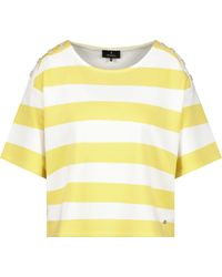 Monari - Sweatshirt 408666 dry lemon ringel - Lyst