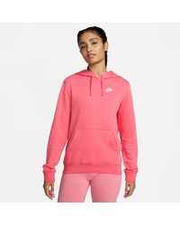 Nike - Kapuzensweatshirt "CLUB FLEECE WOMENS PULLOVER HOODIE" - Lyst