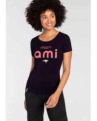 Kangaroos - American-Shirt Logoshirt mit modischem Puff Print- NEUE-KOLLEKTION - Lyst