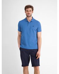 Lerros - Kurzarmshirt mit Logostickerei auf der Brust - Lyst