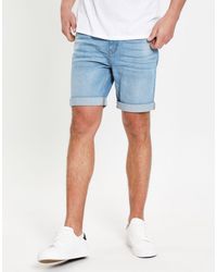 Threadbare - Shorts in tollem Jeans-Look - Lyst