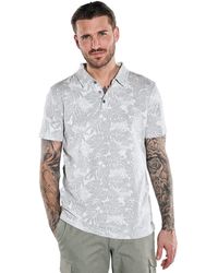 emilio adani - Poloshirt Polo-Shirt gemustert - Lyst