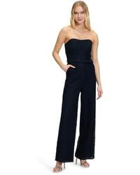 Vera Mont - Overall Jumpsuit mit Spitze (1-tlg) Gürtel - Lyst