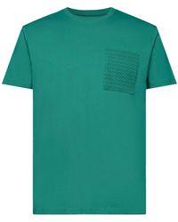 Esprit - T-Shirt aus nachhaltiger Baumwolle mit Brusttasche (1-tlg) - Lyst