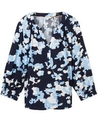 Tom Tailor - Blusenshirt feminine print blouse - Lyst