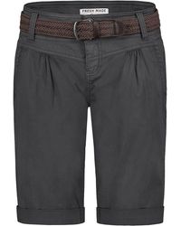 Fresh Made - Bermudas Sommerliche mit geflochtenem Gürtel Bermuda Shorts - Lyst