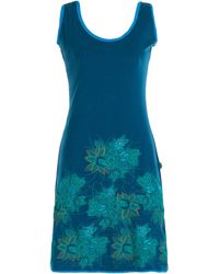 Vishes - Tunikakleid Longshirt- Sommer Mini- Tunika-Kleid Shirtkleid Boho, Goa, Hippie Style - Lyst