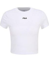Fila - T-Shirt Latina Cropped Tee - Lyst