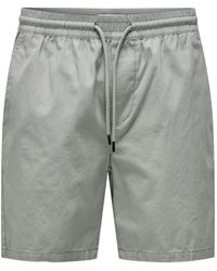 Only & Sons - Sweatshorts Shorts Bermuda Pants Sommer Hose 7318 in Grau - Lyst
