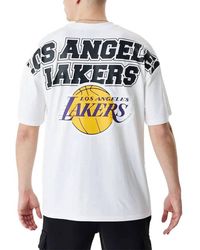 KTZ - T-Shirt NBA Los Angeles Lakers Large Grphc - Lyst
