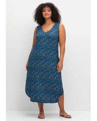 Sheego - Jerseykleid Große Größen mit Ornamentprint - Lyst