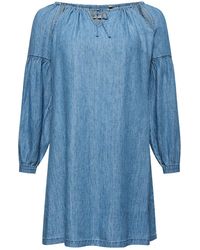 Superdry - Sommerkleid Kleid ARIZONA PEEK A BOO DRESS Indigo Light - Lyst