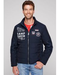 Camp David - Outdoorjacke mit Windbreaker-Bündchen im Ärmel - Lyst