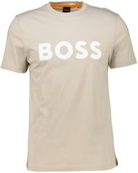 BOSS - T-Shirt THINKING Regular Fit (1-tlg) - Lyst