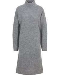 BOSS - Strickkleid C_Fagdassy mit Stehkragen - Lyst
