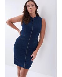 Salsa Jeans - Klassische Bluse JEANS PUSH IN SECRET JEANSKLEID blue 126697.8505 - Lyst
