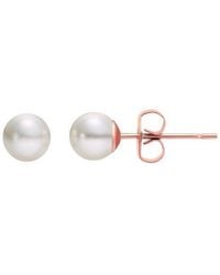 Heideman - Paar Ohrstecker Ohrstecker Rose Goldfarben (Ohrringe, Inkl. Geschenkverpackung) Mit Perle - Lyst