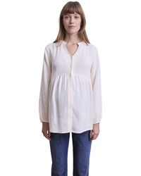 VERTBAUDET - Langarmhemd Bluse für Schwangerschaft & Stillzeit - Lyst