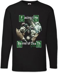 Urban Backwoods - Langarmshirt Barrel Of Langarm T-Shirt Walter Breaking White Pinkman Heisenberg TV - Lyst
