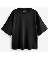 Next - Kastiges Relaxed Fit Oversized-T-Shirt, Baumwolle (1-tlg) - Lyst