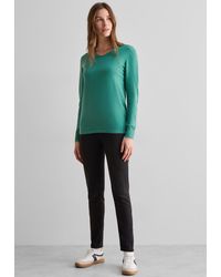 Cecil - Strickpullover mit V-Ausschnitt - Lyst