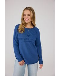 LIEBLINGSSTÜCK - Sweatshirt CathrinaEP mit Logoprint - Lyst