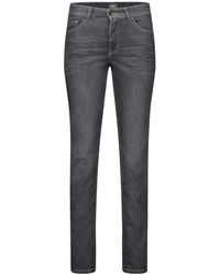M·a·c - Stretch-Jeans MELANIE dark grey used 5040-97-0380L-D929 - Lyst