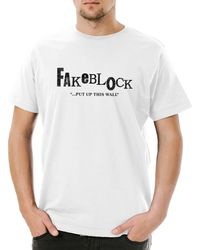 Urban Backwoods - Print- Fake Block T-Shirt Arrested Sign Zeichen Development Symbole (1-tlg) - Lyst