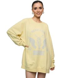 Worldclassca - Oversized Sweatshirt Langarm Pullover PRINT - Lyst