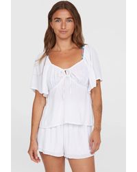 O'neill Sportswear - ' Tanktop O`NEILL Web-Oberteil Huges Weiß S - Lyst