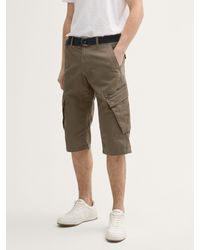 Tom Tailor - TTMAX Overknee Cargo Shorts mit Gürtel - Lyst