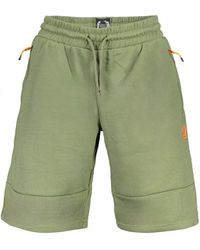 Gianmarco Venturi - 5-Pocket-Hose Grüne -Shorts mit Reißverschlusstaschen und Kontrastdetails - Lyst