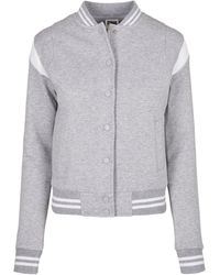 Urban Classics - Collegejacke Ladies Organic Inset College Sweat Jacket (1-St) - Lyst