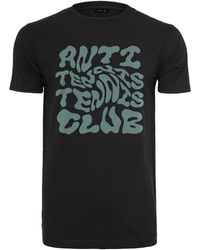 Mister Tee - Kurzarmshirt Anti Tennis Club Tee (1-tlg) - Lyst